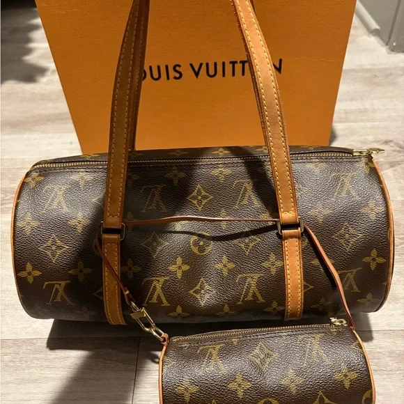 Louis Vuitton Brown and Tan Monogram Barrel Bag Set Buy Louis Vuitton Duffle Bag Monogram Brown | Maxuria main image 4